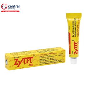 Kem bôi ngoài da zytee rb 10ml - giảm đau răng, nhiệt miệng ở trẻ