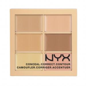 Kem che khuyết điểm & tạo khối 6 Màu Nyx Conceal Correct Contour