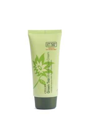 Kem chống nắng Cellio Green Tea Whitening Sun Cream SPF50 PA+++