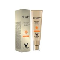 Kem chống nắng dưỡng trắng da It's Well Plus Snail Calendula Prestige Sebum Zero & Whitening Sun Gel SPF 50+ - 50g