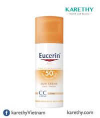 Kem chống nắng Eucerin Sun Creme Tinted CC Fair SPF 50+