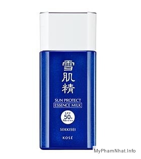 Kem chống nắng Kose Sekkisei Sun Protect Milk SPF50 60g