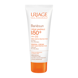 Kem chống nắng màng lọc khoáng cho da nhạy cảm Uriage Bariésun SPF50+ Crème Minerale 50ml