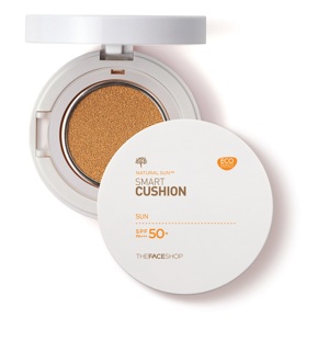 Kem chống nắng Natural Sun ECO Smart Cushion Sun Cover SPF50 - TheFaceShop