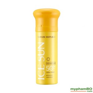 Kem chống nắng Nature Republic Ice Puff Sun Provence Calendula SPF50+ PA+++ 100ml