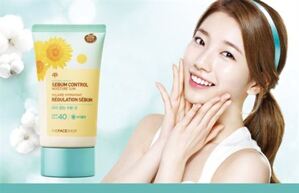 Kem chống nắng The Face Shop Natural Sun Eco Sebum Control 50ml