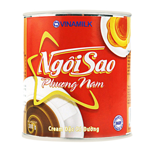 Kem đặc có đường Ngôi sao Phương Nam đỏ lon 380g