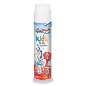 Kem đánh răng cho bé Aquafresh Kids Bubble Mint