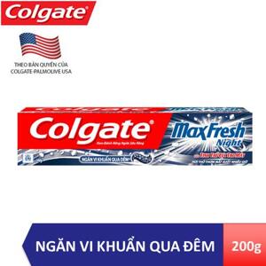 Kem đánh răng Colgate Max Fresh Night 200g