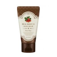 Kem Dưỡng Ẩm Da Tay Missha Real Moist 24 Hand Cream (Rose Hips) 300ml