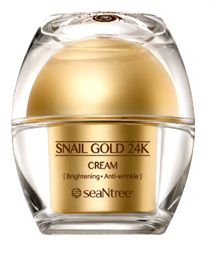 Kem dưỡng ẩm và chống lão hóa làm sáng da seaNtree Snail Gold 24k Cream