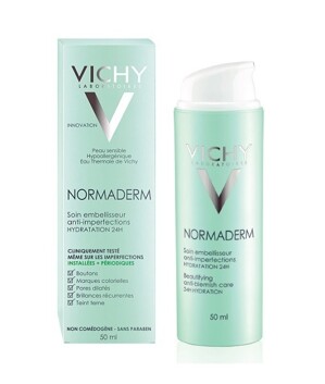 Kem dưỡng ban ngày da nhờn mụn Vichy Normaderm Beautifying Anti-blemish Care 24h Hydration