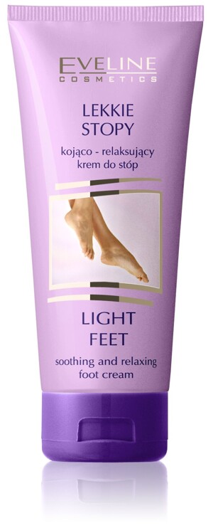 Kem dưỡng da chân giúp thư giãn Eveline Light Feet Soothing & Relaxing Foot Cream 100ml