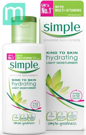 Kem dưỡng da Simple Kind To Skin Hydrating Light Moisturiser 50ml