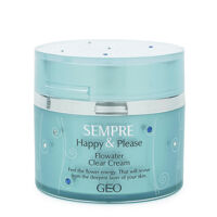 Kem dưỡng da trị mụn Geo Sempre H&P Flowater Clear Cream 50g