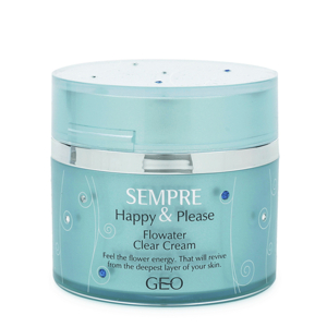 Kem dưỡng da trị mụn Geo Sempre H&P Flowater Clear Cream 50g