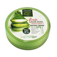 Kem dưỡng làm trắng da từ nha đam Green Graphy Fresh Aloe Vera Whitening Watery Cream 100g