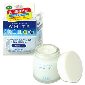 Kem dưỡng trắng da Moisture Mild White Kose 50g