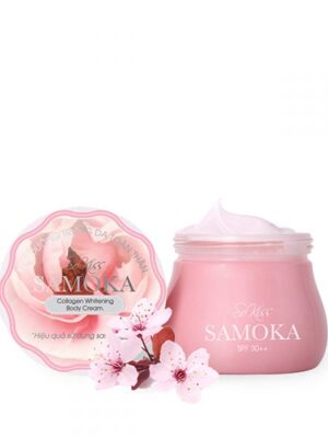 Kem dưỡng trắng da toàn thân So Kiss Samoka Collagen Whitening Body Cream