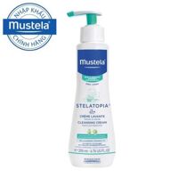 Kem làm sạch mặt và cơ thể Mustela Stelatopia Cleansing Cream 200ml