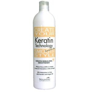 Kem siêu phục hồi tóc hư và làm thẳng tóc Keratin Nouvelle Rebuilding Smoothener - 500ml