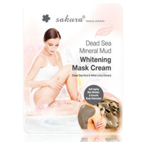 Kem tắm trắng Sakura Dead Sea Mineral Mud Whitening Mask Cream