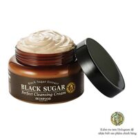 Kem tẩy trang chiết xuất đường đen và rượu gạo nguyên chất Skinfood Black Sugar Perfect Cleansing Cream 230ml