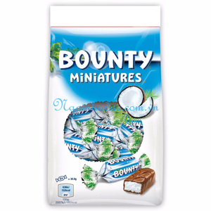 Kẹo Bounty Miniatures 150g