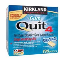 Kẹo cai thuốc lá Quit 4 Kirkland - 190 viên