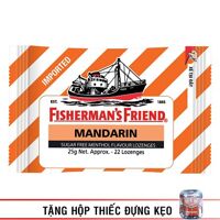 Kẹo Cay Con Tàu Fisherman's Friend Vị Quýt Gói 25g