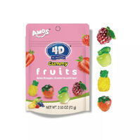 Kẹo dẻo Amos 4D Fruits gói 72gr