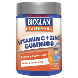 Kẹo dẻo bổ sung Vitamin C và kẽm Bioglan Kids Vitamin C + Zinc 70 viên