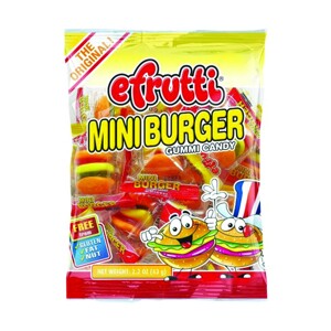 Kẹo dẻo E.Frutti Mini Burger 7pcs 63gr