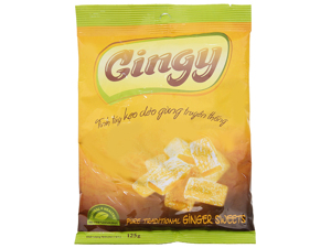 Kẹo dẻo gừng Gingy gói 125g