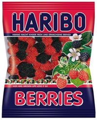 Kẹo dẻo Haribo Berries vị mâm xôi Đức 200g