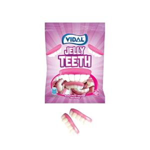 Kẹo dẻo hình hàm răng Vidal gói 100g