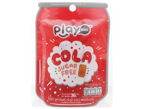 Kẹo dẻo hương cola Play More gói 36g