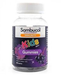 Kẹo dẻo tăng sức đề kháng cho trẻ Sambucol Kids Immunity 50 Gummies