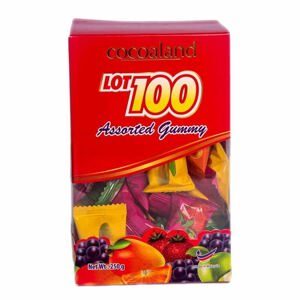 Kẹo dẻo trái cây Lot 100 - hộp 250g