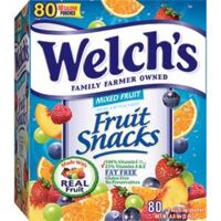 Kẹo dẻo trái cây Welch's 80 gói