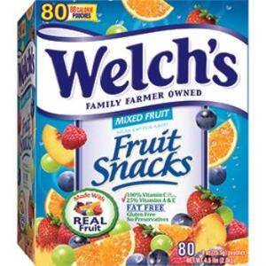 Kẹo dẻo trái cây Welch's 80 gói