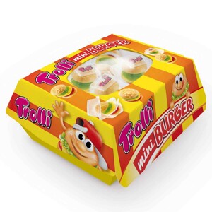 Kẹo dẻo Trolli Mini Burger hộp 150gr