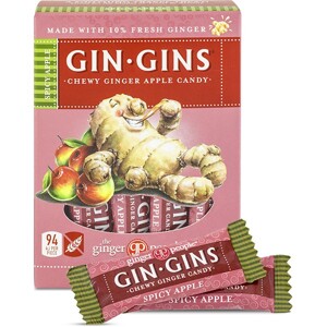 Kẹo gừng mềm vị táo Gin Gins - Hộp 84g