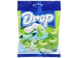 Kẹo mềm nhân táo Drop gói 90g