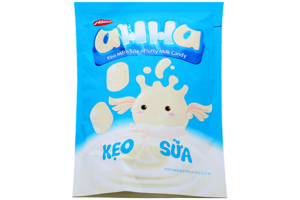 Kẹo mềm sữa Ahha gói 60g