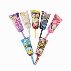 Kẹo mút trái cây Glico Popcan Mickey