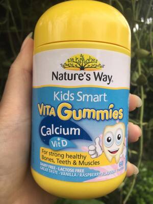 Kẹo Nature's Way bổ sung Canxi+Vitamin D3 60 viên