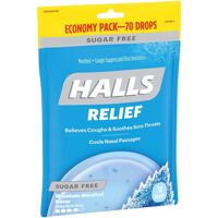 Kẹo ngậm trị ho Halls Sugar Free 70 Viên