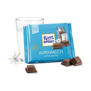 Kẹo Socola Ritter Sport Alpenmilch 100g