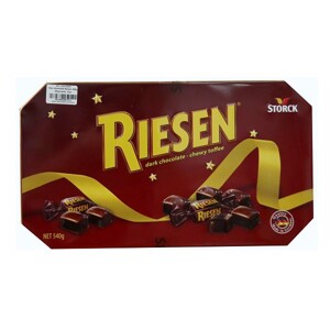 Kẹo Storck Riesen Dark Chocolate Chewy Toffee - Hộp Thiếc 540g